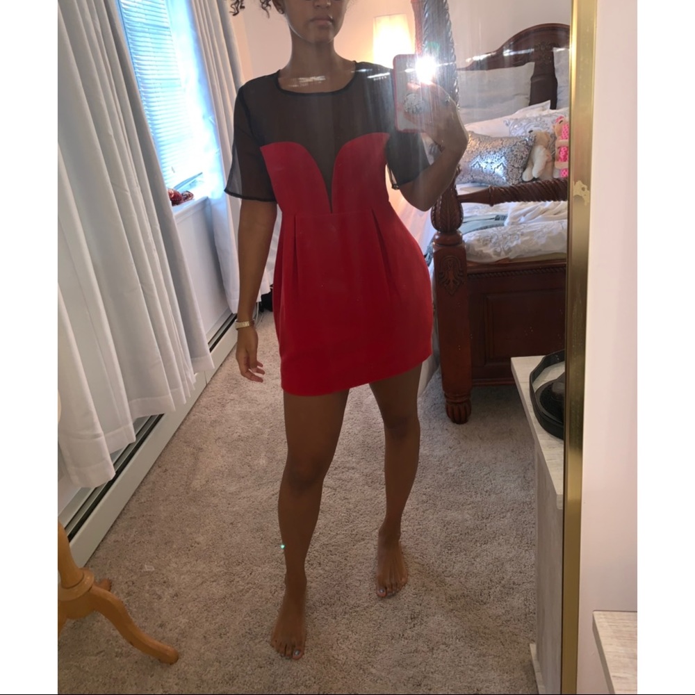 NWOT Red Cocktail Dress.